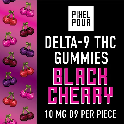 Black Cherry - 10mg D9 Gummy