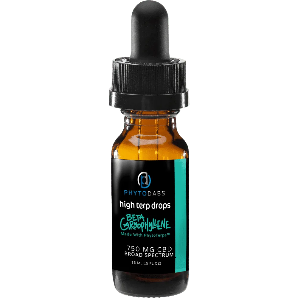 PhytoDabs High Terp Drops - Beta Caryophyllene - Hemp CBD Drops With Terpenes - 15ml