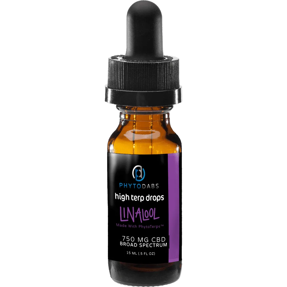 PhytoDabs High Terp Drops - Linalool - Hemp CBD Drops With Terpenes - 15ml
