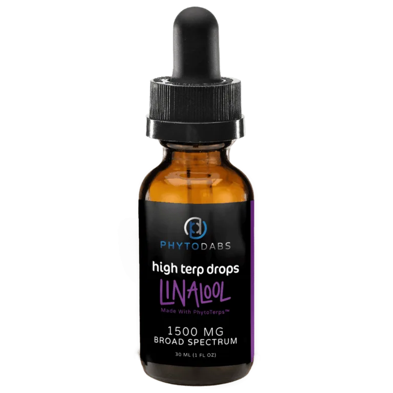 High Terpene Drops - Broad Spectrum CBD Drops w/ PhytoTerps - Linalool - 50mg CBD/ml (15ml, 30ml)