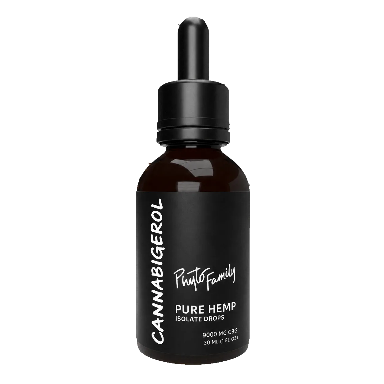 PhytoFamily Pure CBG Isolate Drops 9000mg 30mL bottle