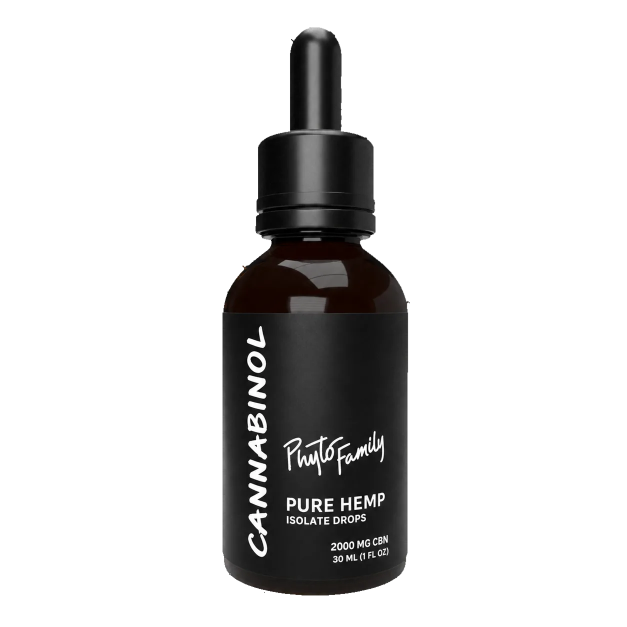 PhytoFamily Pure CBN Isolate Drops 2000mg 30mL bottle
