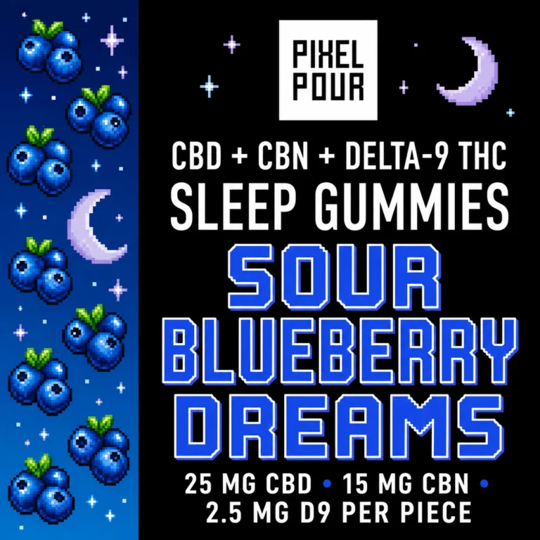 Sour Blueberry Dreams - CBD/CBN Sleep Gummy